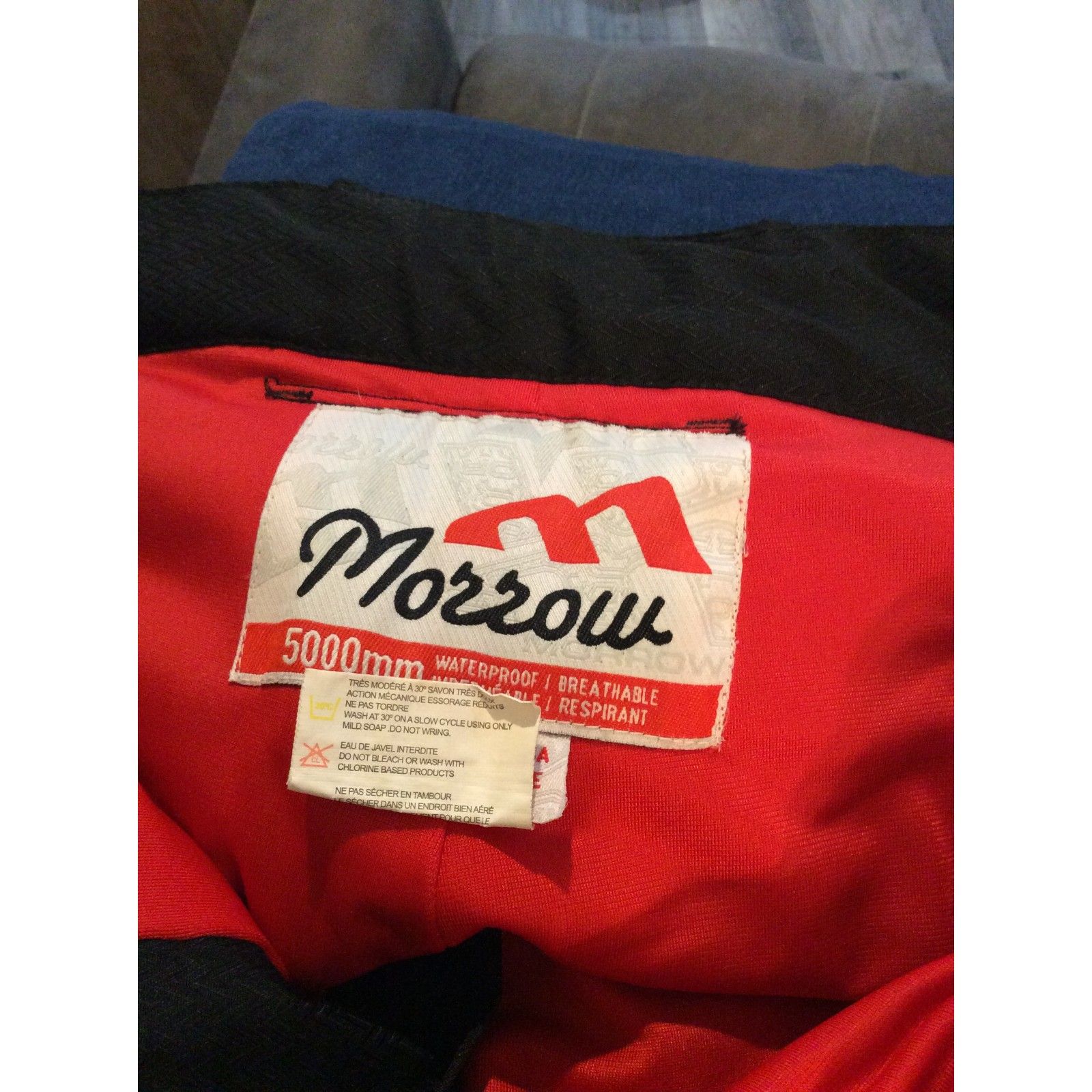 Morrow Snowboard Pants Mens Black Size Small Waterproof Breathable 5000mm — image 3 of 8